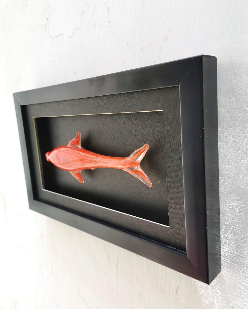 Oceanic Charm Wall Art Glass Trophy Fish