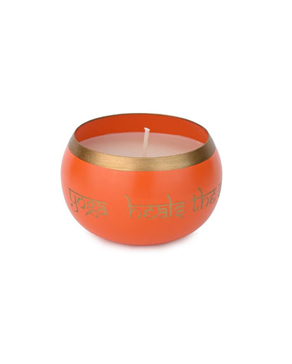 Harmony Flame Metal Jar Candle | 4 x 3 inches