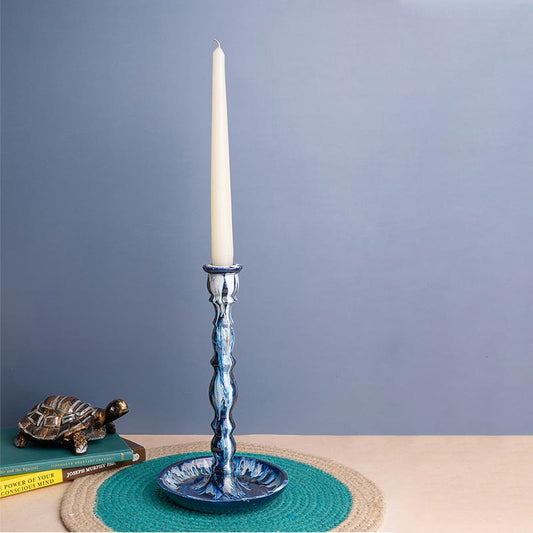 Benigno Sapphire Shine Candle Holder | Single Default Title