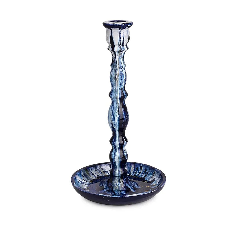 Benigno Sapphire Shine Candle Holder | Single Default Title