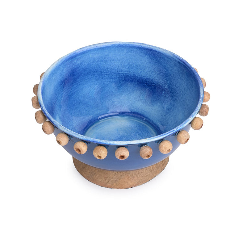 Oceanic Bead Bliss Accent Bowls | Set of 2 - Dusaan