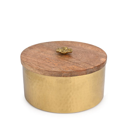 Timber Edged Stylish Storage Jar Default Title