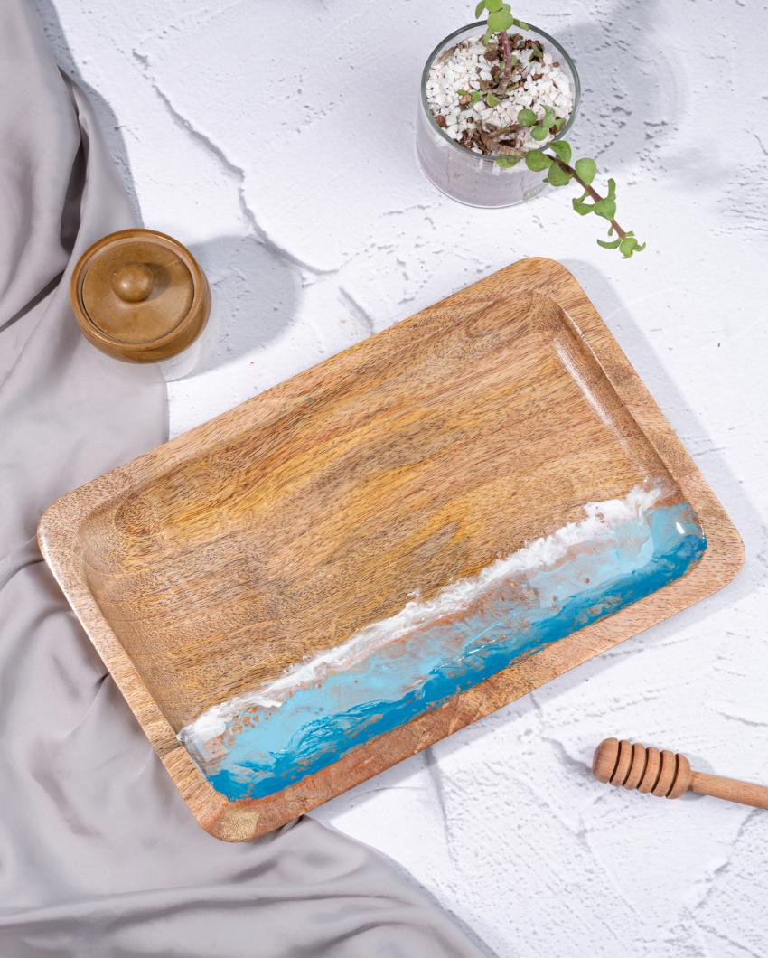 Classy Grove Rectangular Wooden Platter | 8 x 12 inches