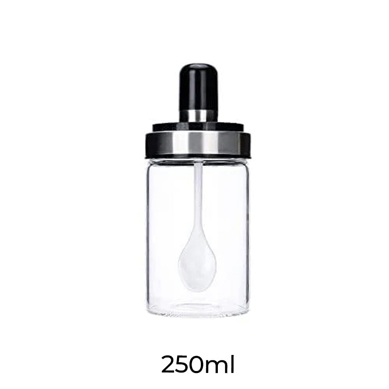 Borosilicate Glass Spoon Jar | 250 ml