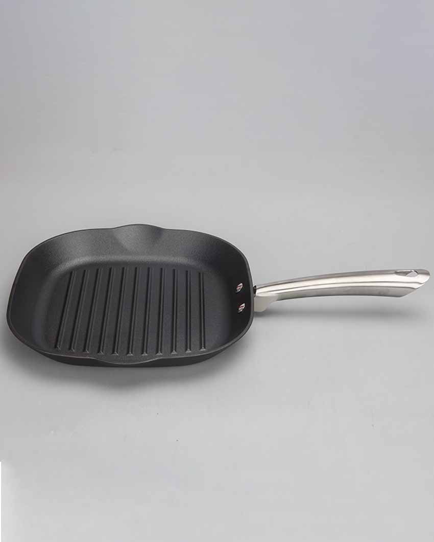 Large Non Stick Wok With Grill Pan | Safe For All Cooktops