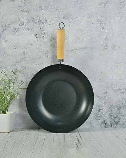 Zenima 3 Layer Carbon Steel Non Stick Wok | Safe For All Cooktops