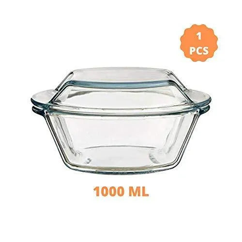 Pinched Design Multipurpose Casseroles  | Set of 1 & Set of 3 | 500ml, 1L & 1.5 L