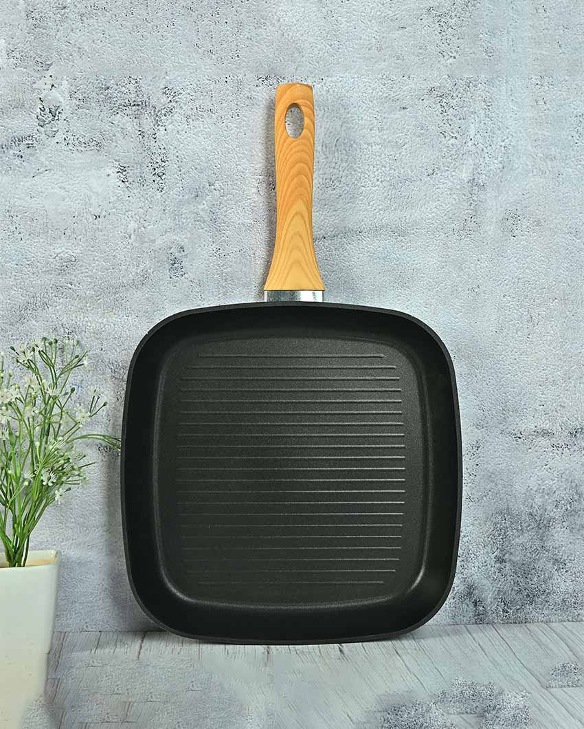Cheris Non Stick Aluminium Grillpan | Safe For All Cooktops