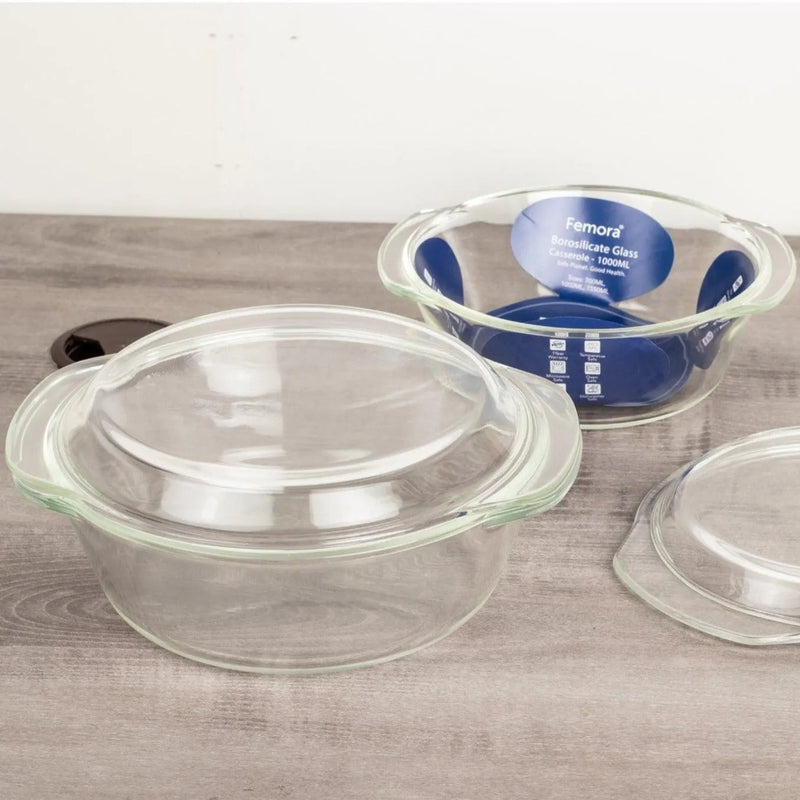 Borosilicate Glass Multipurpose Casserole | 1.5L