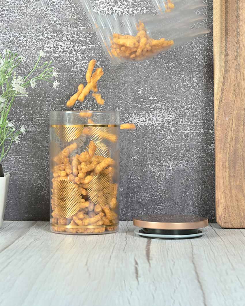 Fersco Borosilicate Glass Jar For Kitchen Storage | 1100 ml
