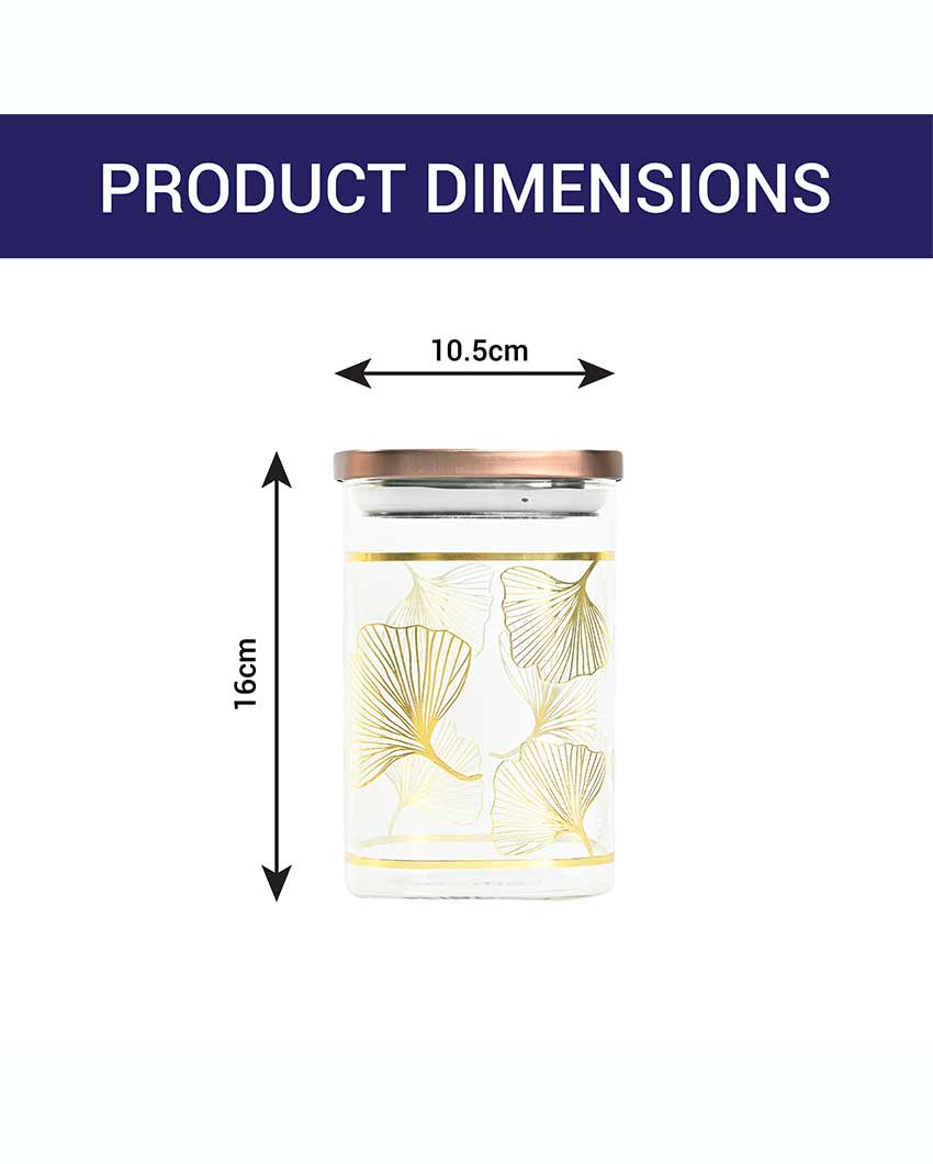 Nexon Borosilicate Glass Jar For Kitchen Storage | 1100 ml