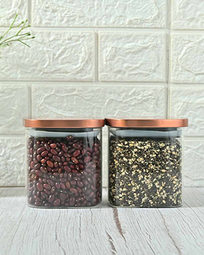 Grandy Borosilicate Glass Jar For Kitchen Storage | 750 ml