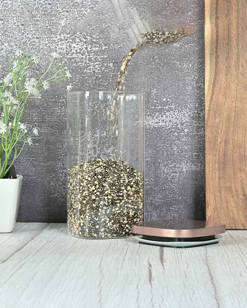 Ginny Borosilicate Glass Jar For Kitchen Storage | 1500 ml