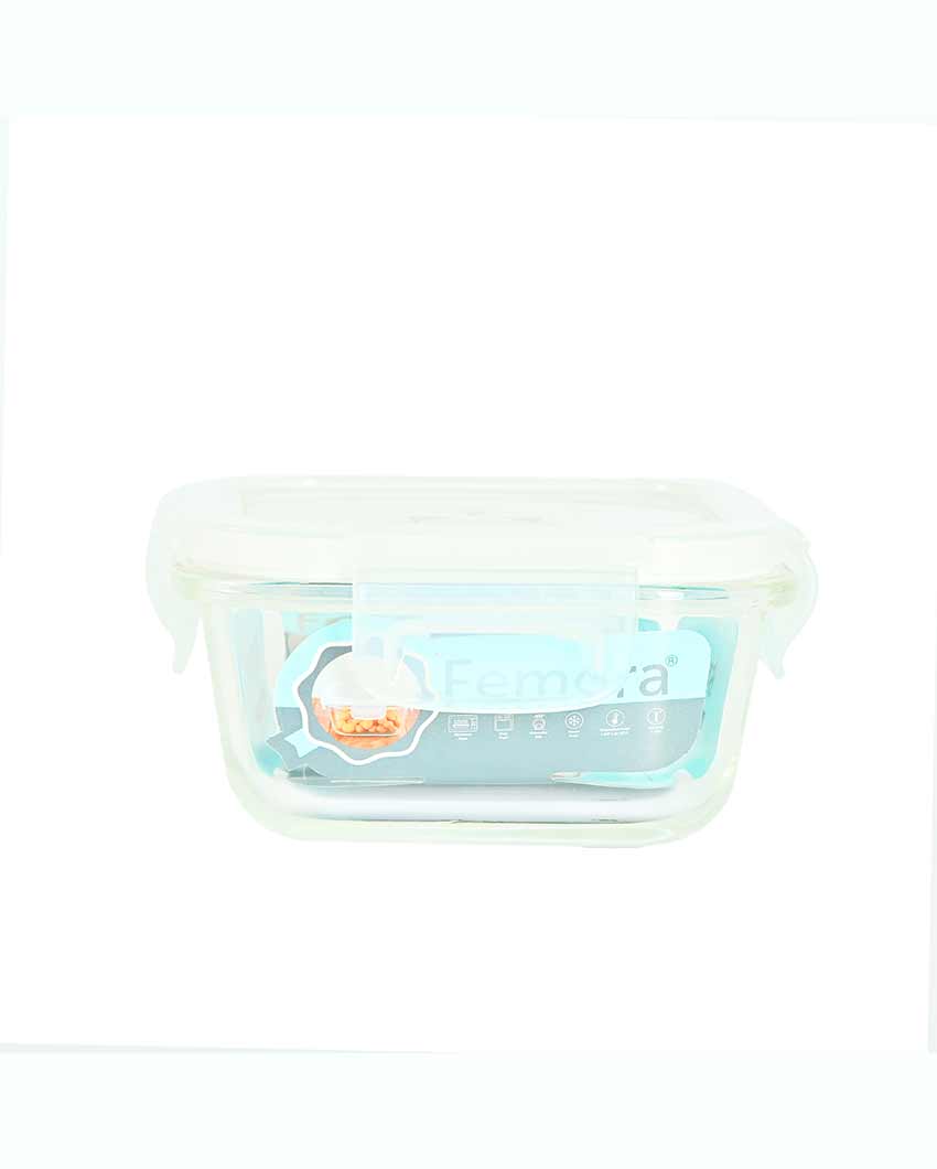 Yosio Borosilicate Glass Container Lunch Box with Bag | 300 ml, 620 ml