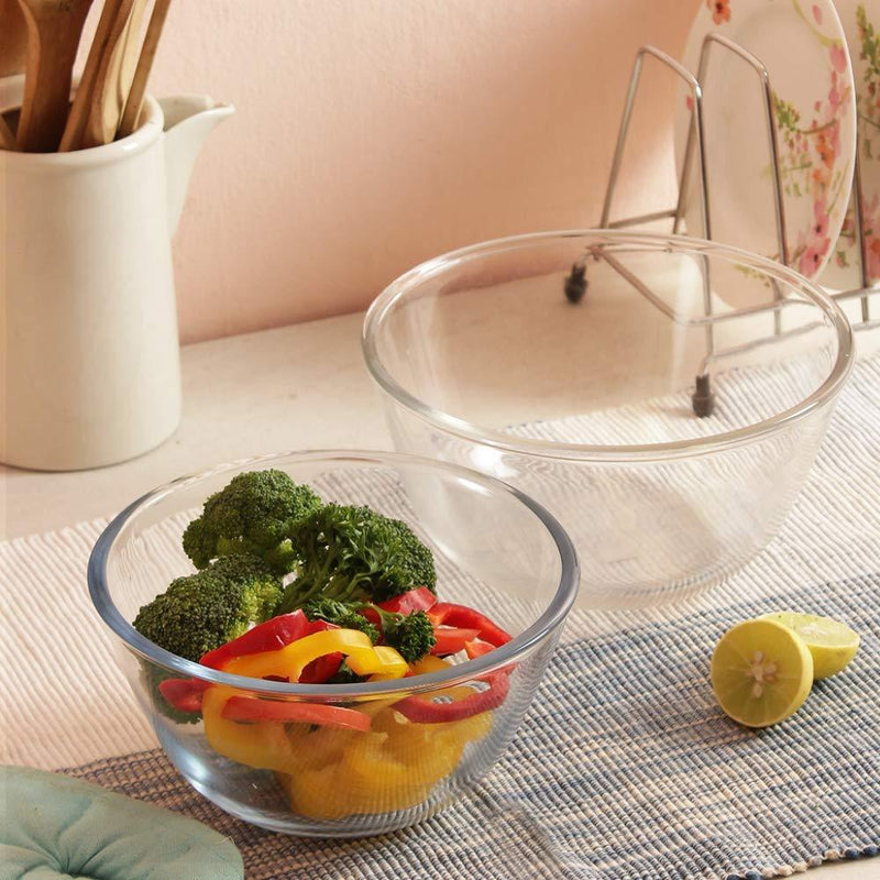 Microwave Safe Mixing Bowls | Set of 2 in Mixed Sizes