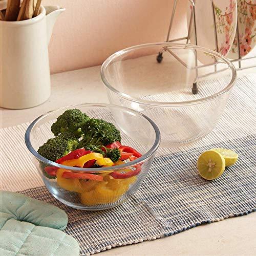 Microwave Safe Mixing Bowls | Set of 2 | 2.1L