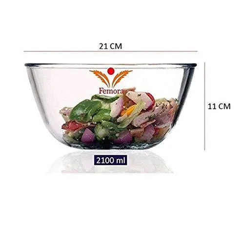 Microwave Safe Mixing Bowls | Set of 2 | 2.1L