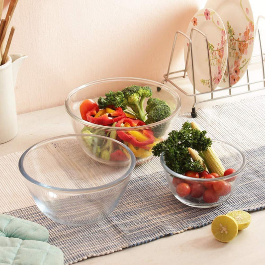 Microwave Safe Mixing Bowls | Set of 3 | Multiple Sizes