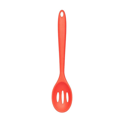 Red Virgin Silicone Slotted Spoon with Grip Handle Default Title