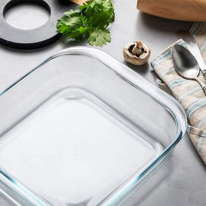 Borosilicate Glass Square Baking Dish | 1.7 L, 900 ML