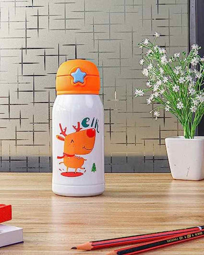 Elk Design Hot & Cold Stainless Steel Bottle With Bag | 550 Ml