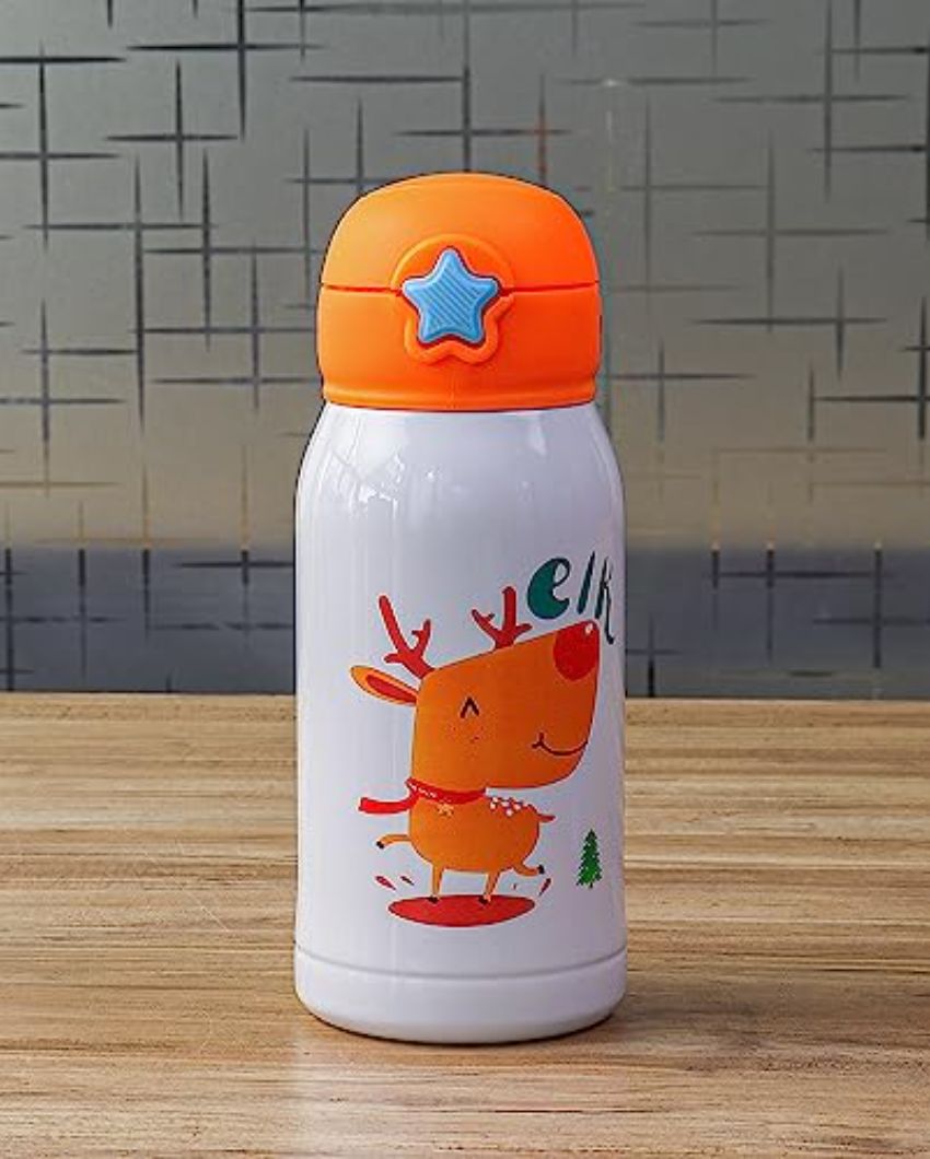 Elk Design Hot & Cold Stainless Steel Bottle With Bag | 550 Ml