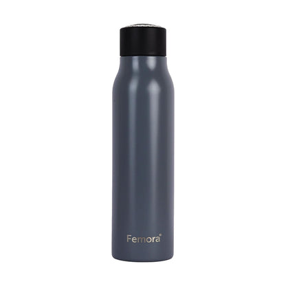 UrbanFrost Cold & Hot Water Bottle with Double Walled Stainless Steel Insulated Flask Water Bottle |  600 ml |  Blue Blue