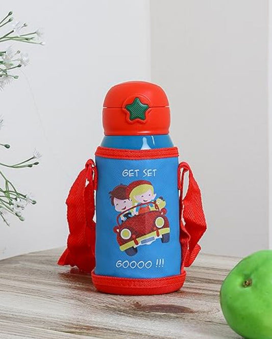 Get Set Go! Bottle Hot & Cold Stainless Steel Bottle With Bag For Kids| 550 Ml
