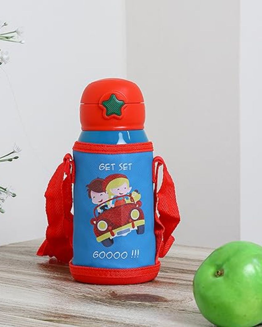 Get Set Go! Bottle Hot & Cold Stainless Steel Bottle With Bag For Kids| 550 Ml