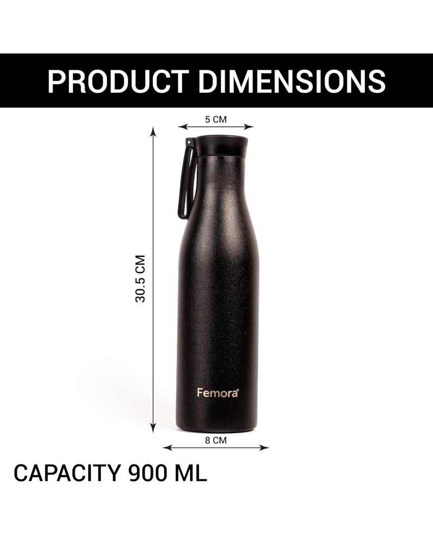 Aspena Stainless Steel Double Insulated Water Bottle | 900 ML