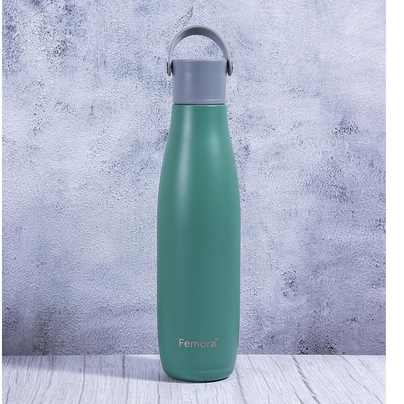 Stainless Steel PureQuench Lifestyle vessel Vacuum Insulated Flask Water Bottle |  700 ML |  Red Grey