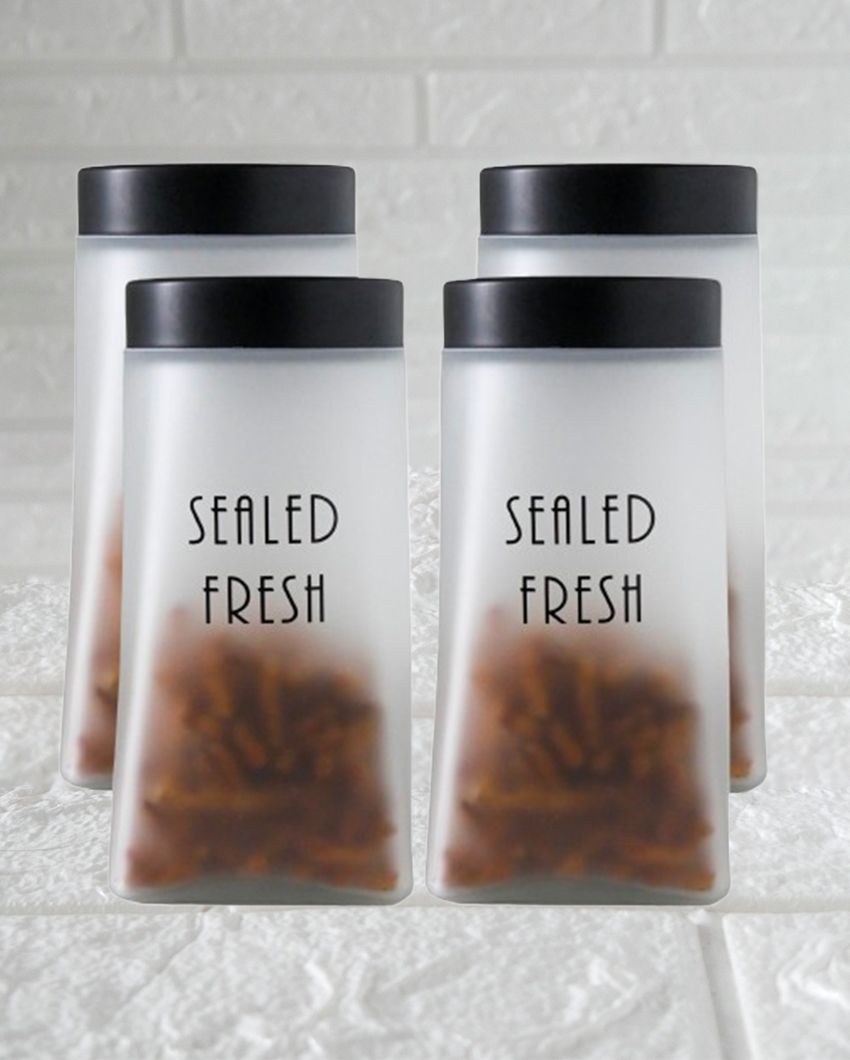 Versatile Square Glass Jars | 1300ml | 4 x 7 inches