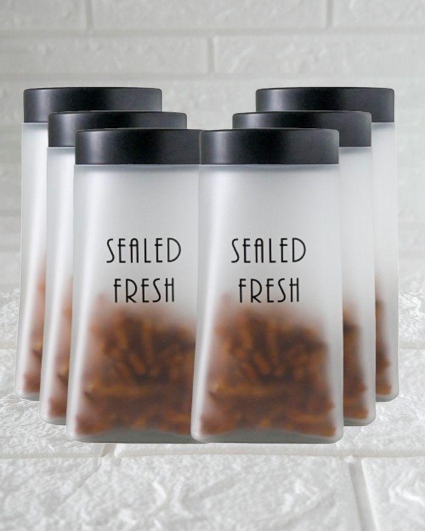 Versatile Square Glass Jars | 1300ml | 4 x 7 inches