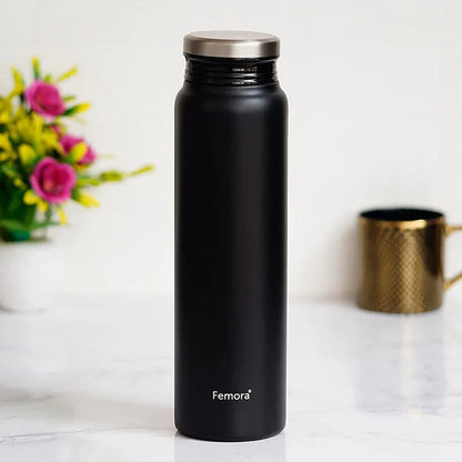 Modern Black  ThermoSteel Vacuum Stainless Steel Bottle | 750 ML Default Title