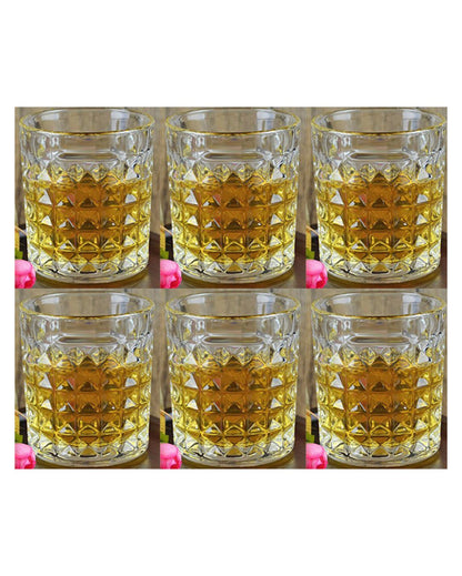Sophisticated Round Base Whiskey Glasses for Spirits | 200ml | 3 x 4 inches