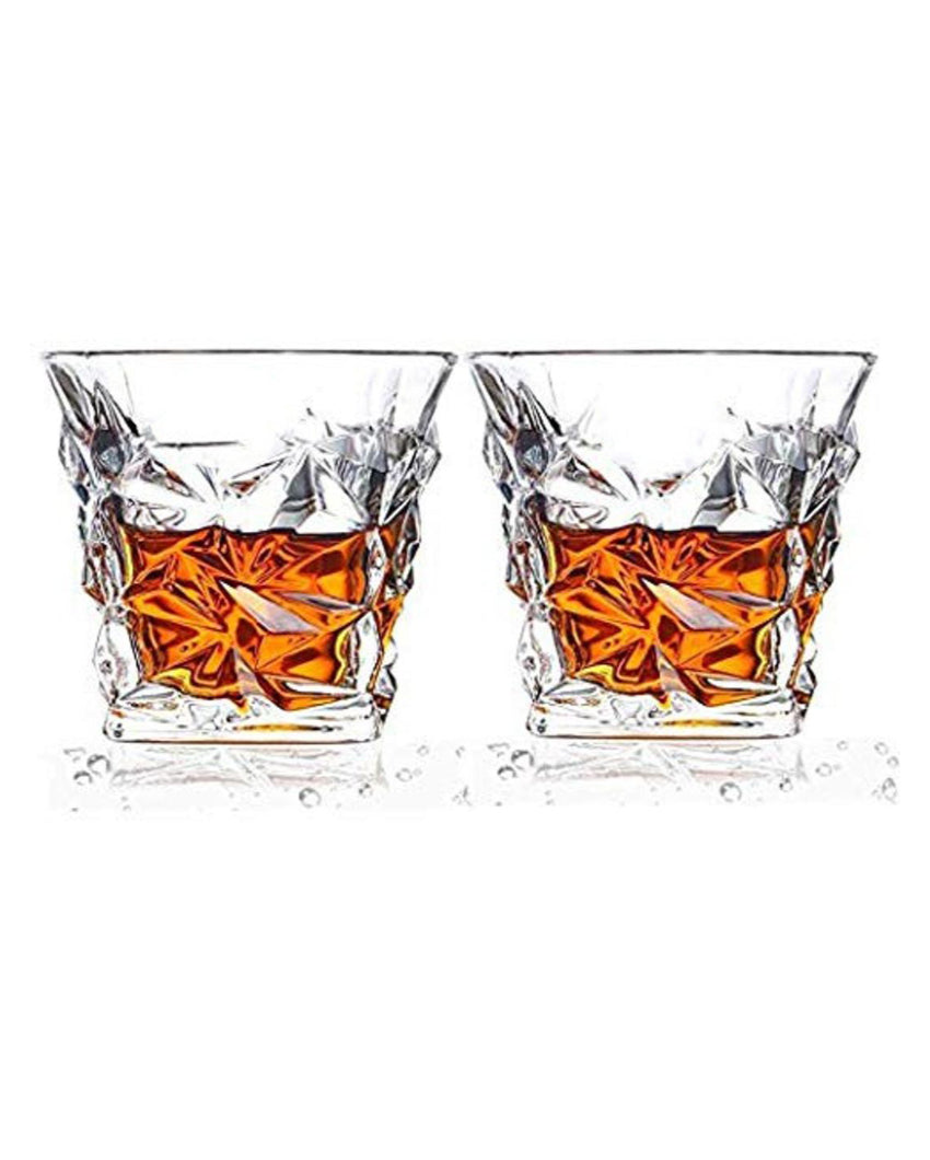 Lead Free Crystal Tasting Whiskey Tumblers | 250ml | 4 x 4 inches