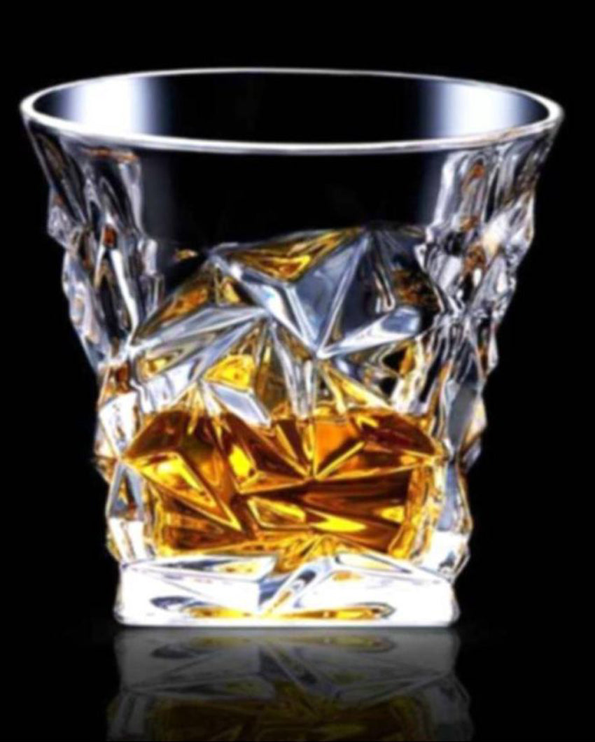 Lead Free Crystal Tasting Whiskey Tumblers | 250ml | 4 x 4 inches