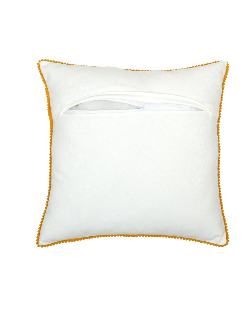 Frangipani Cotton Cushion Covers | 16 x 16 inches