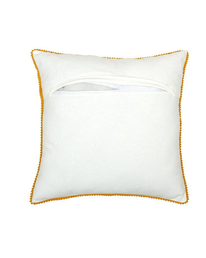 Frangipani Cotton Cushion Covers | 16 x 16 inches