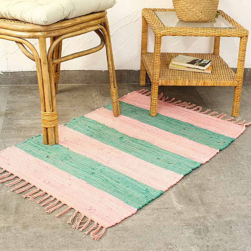 Varkala Recycle Chindi Rug 35 Inches