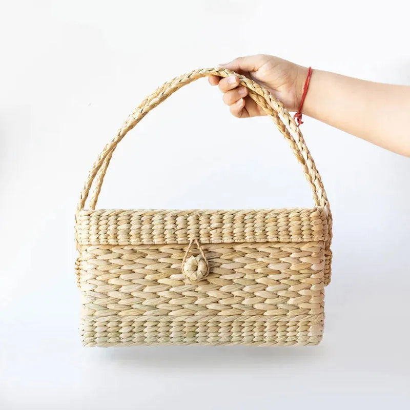 Ecofriendly Natural Grass Basket | 10 x 8 Inches