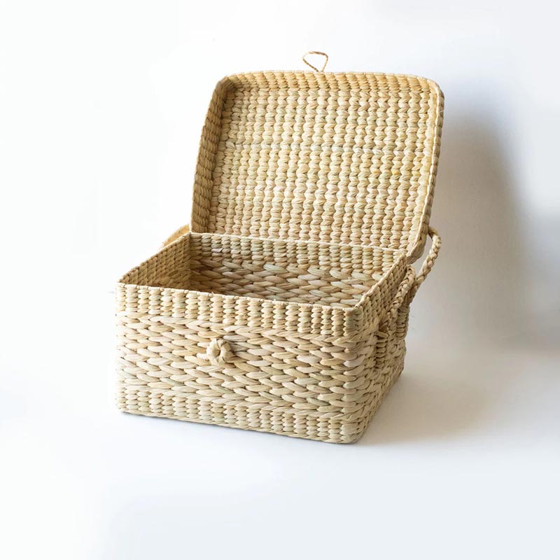 Ecofriendly Natural Grass Basket | 10 x 8 Inches