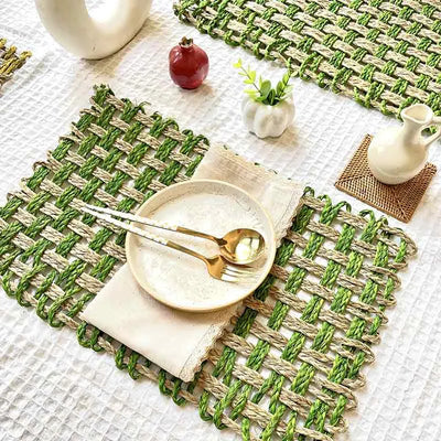 Natural Square Placemats | Set of 2 Default Title