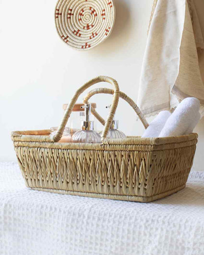 Elegant Moonj Multipurpose Handle Basket