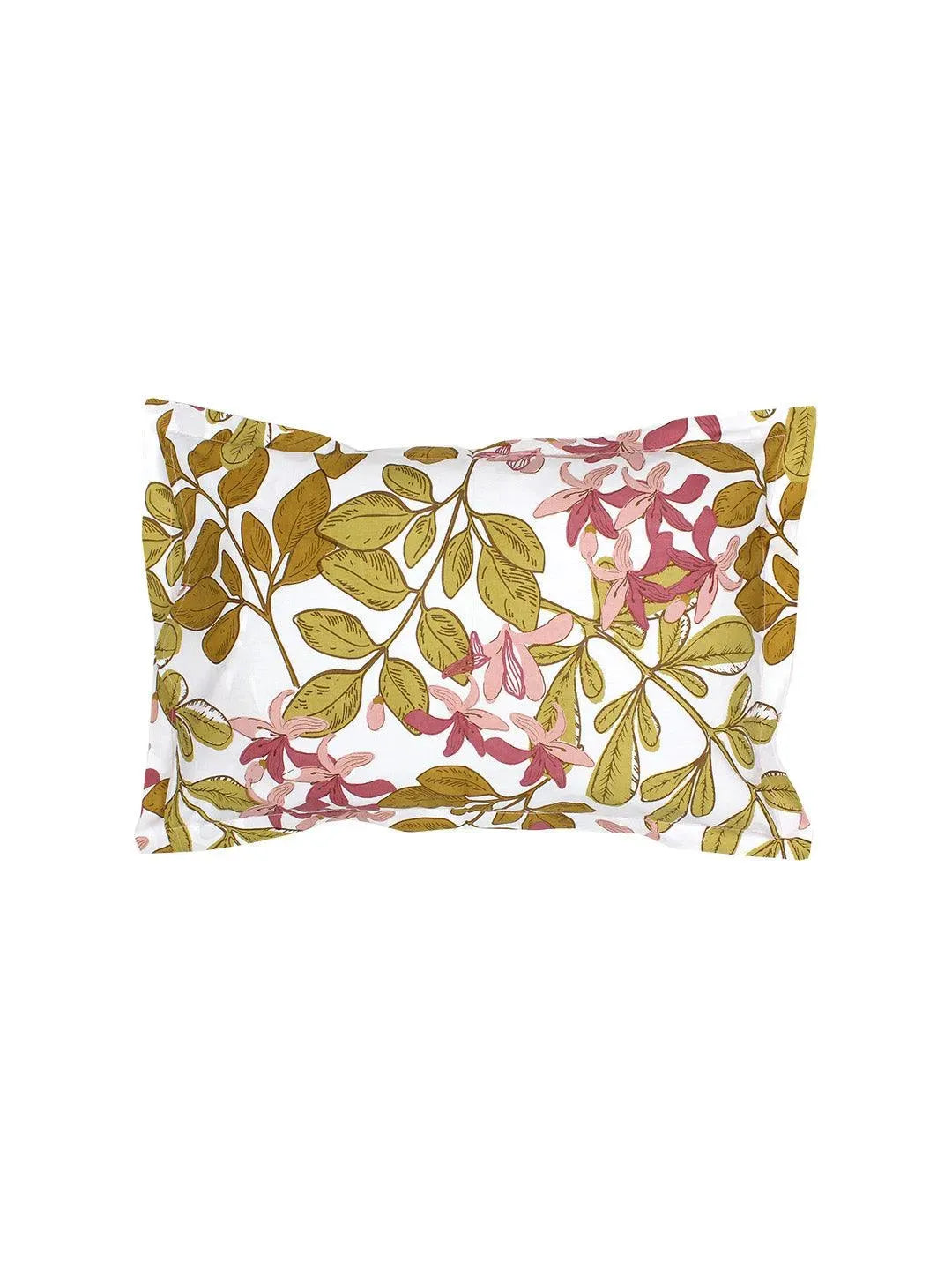 Pink Moringa | Double Fitted Bed Sheet & 2 Pillow Covers