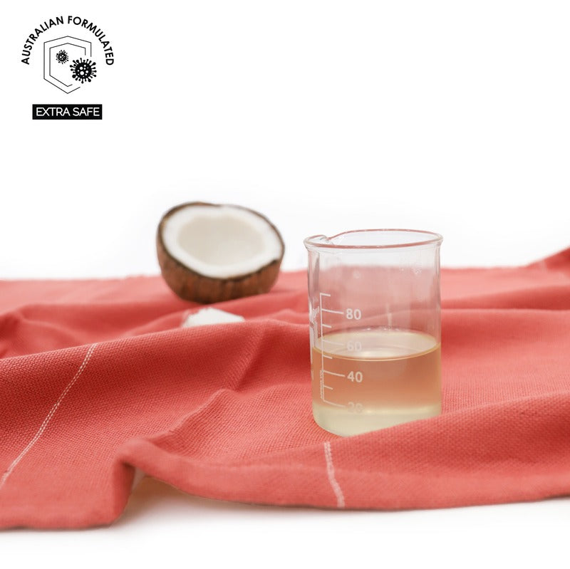 Aloevera Double Cloth Face Towel | Set of 2 Apricot Brandy