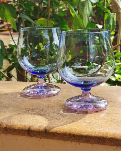 Single Multicolor Fyris Wine Glass