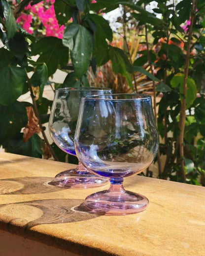 Single Multicolor Fyris Wine Glass