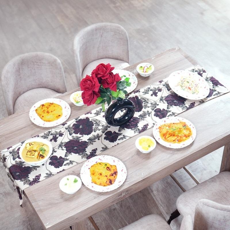 Cotton Floral Printed Table Runner