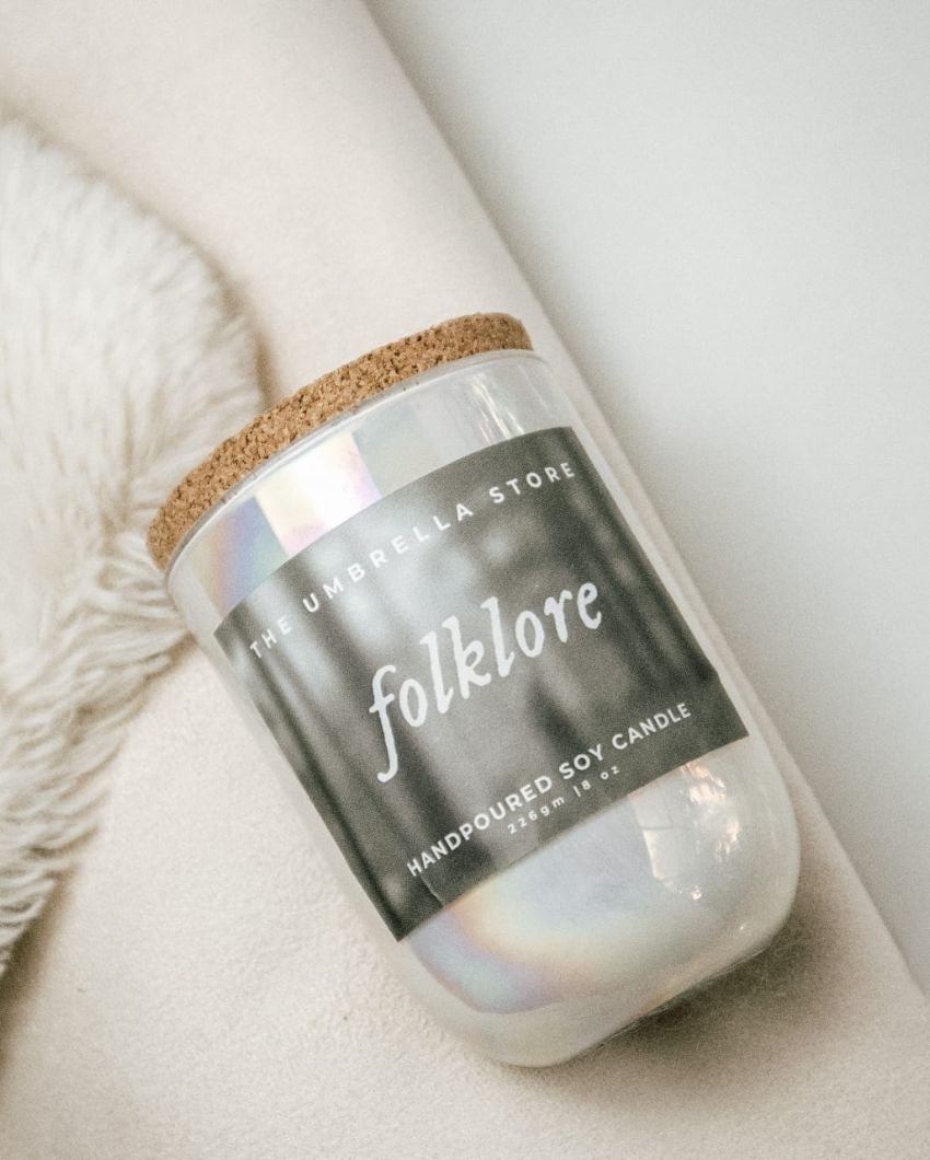 Folklore scented candle- Taylor swift inspired
